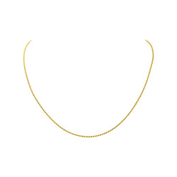 Yellow Gold Rope-Link Necklace
