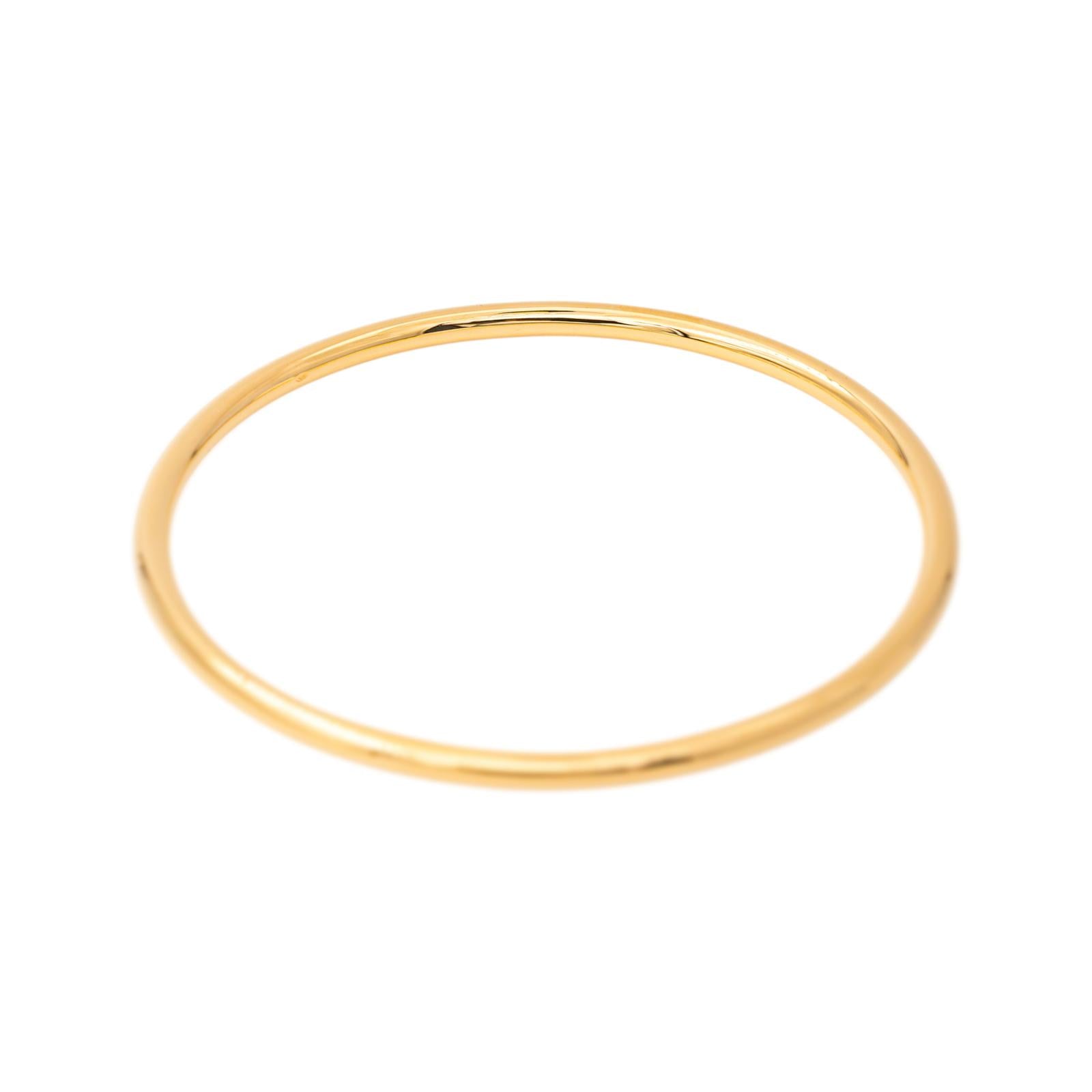 Yellow Gold Bangle Bracelet