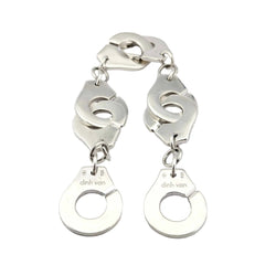 DINH VAN "R20 Handcuffs" Silver Link Bracelet