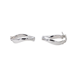 White gold Hoop earrings