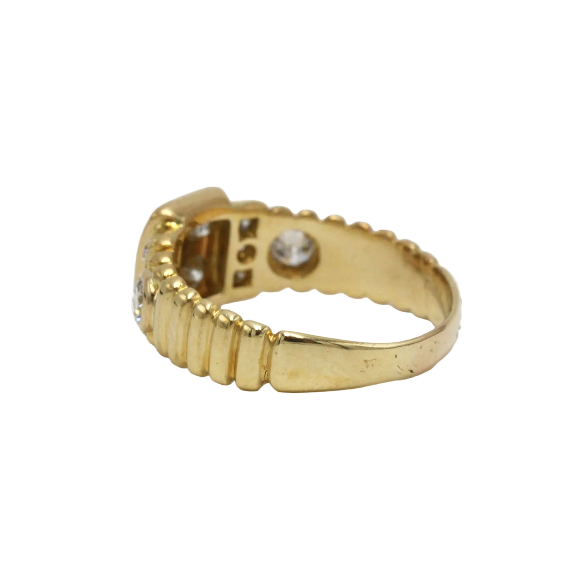 Yellow Gold and Diamond Ring