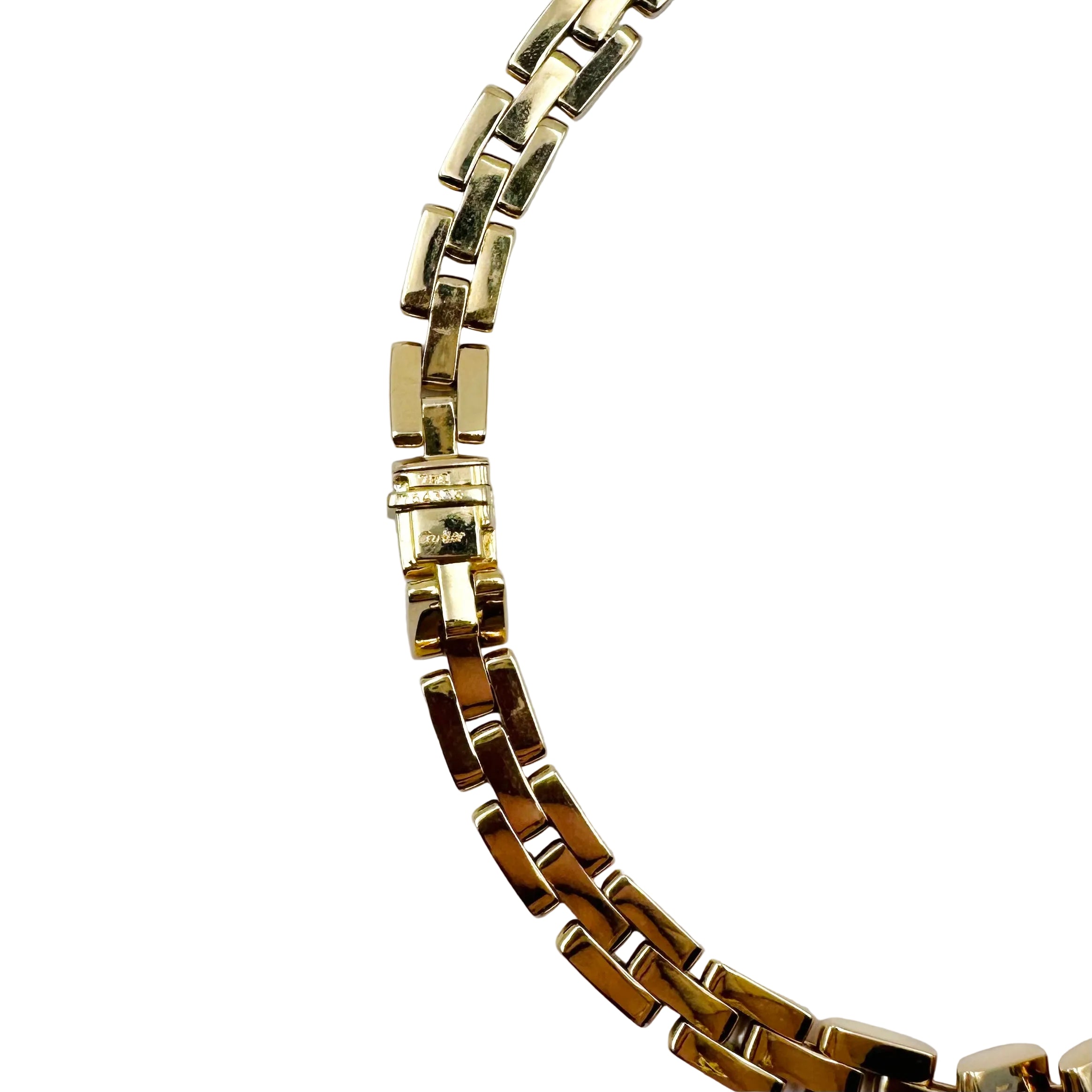 Link CARTIER "Panthère" Necklace in Yellow gold and Diamonds