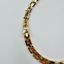CARTIER "Panther" Link Necklace in yellow gold and diamonds