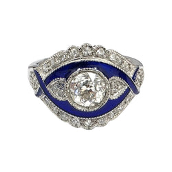 White Gold and Diamond Ring