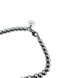 TIFFANY & CO. "Return to Tiffany" Silver and Enamel Pearl Bracelet