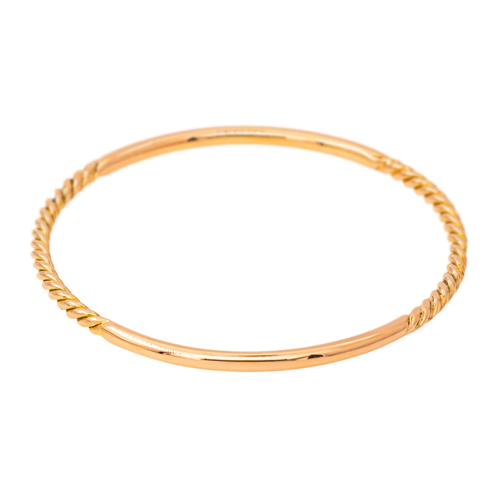 Rose Gold Bangle Bracelet