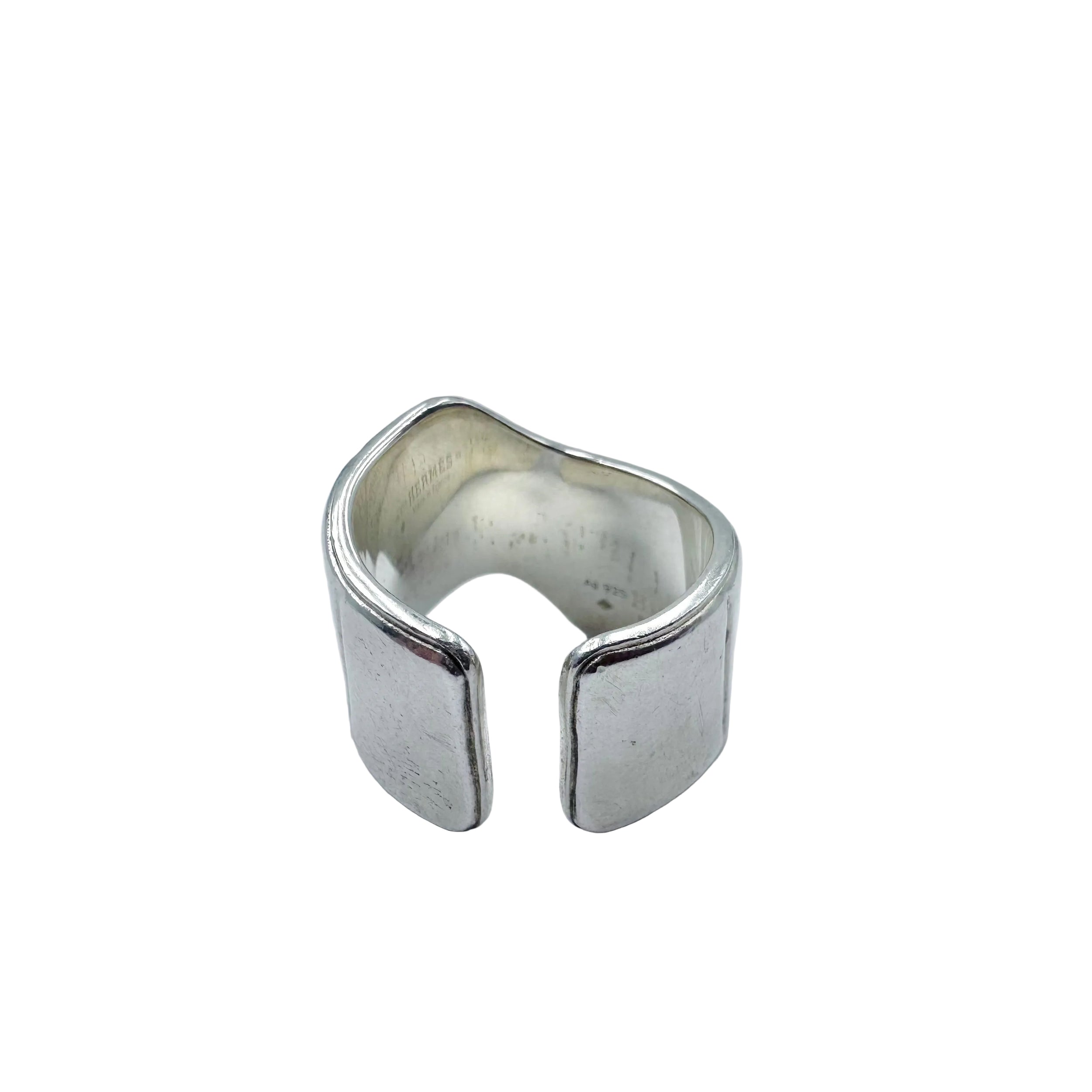 HERMÈS "Niloticus Éclat" Ring in Silver
