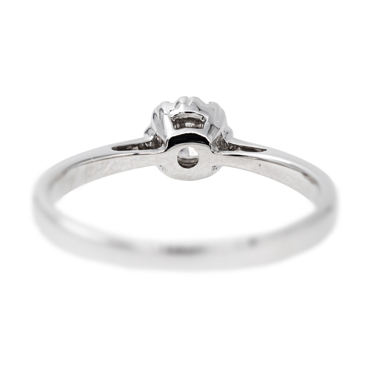 White Gold Solitaire Diamond Ring