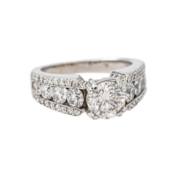 White Gold Solitaire Diamond Ring