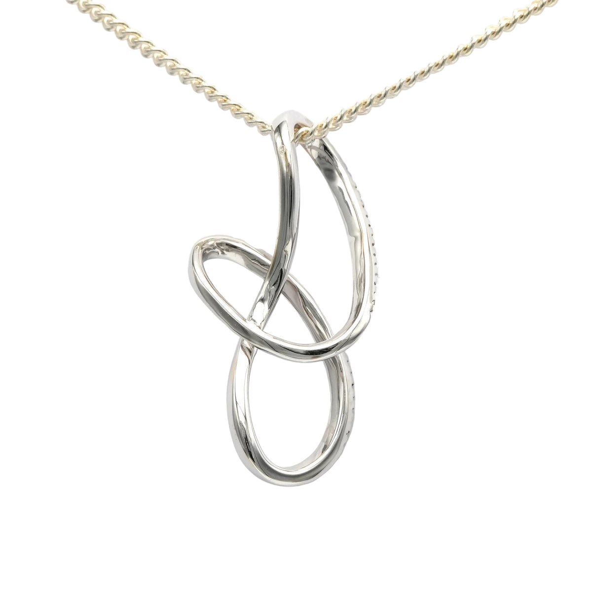 White Gold and Diamond Pendant