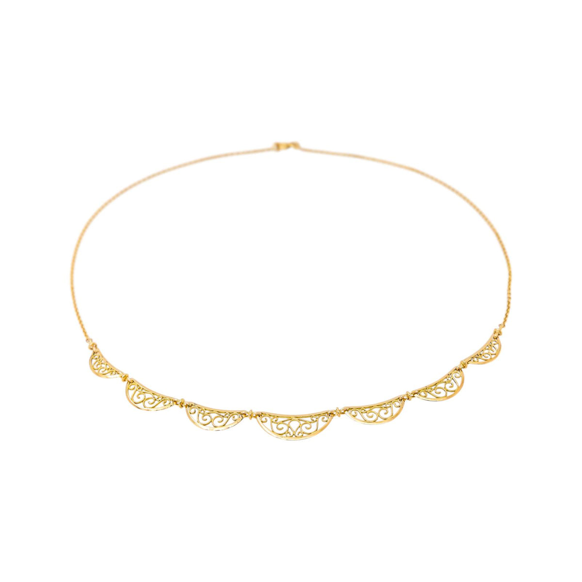 Collier Maille filigrane Or jaune