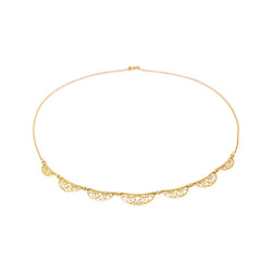 Collier Maille filigrane Or jaune