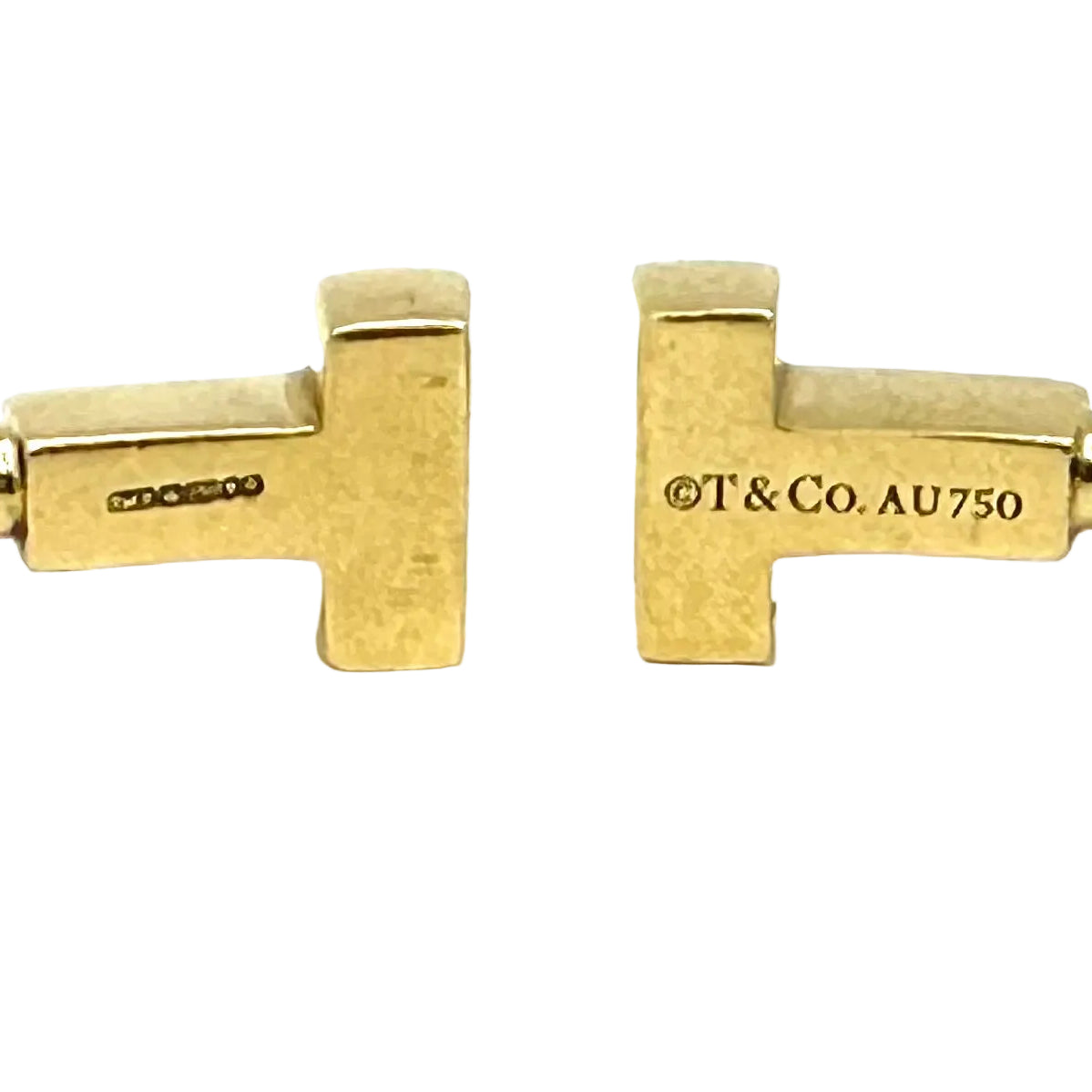 TIFFANY & CO. "Tiffany T" Yellow Gold Bangle