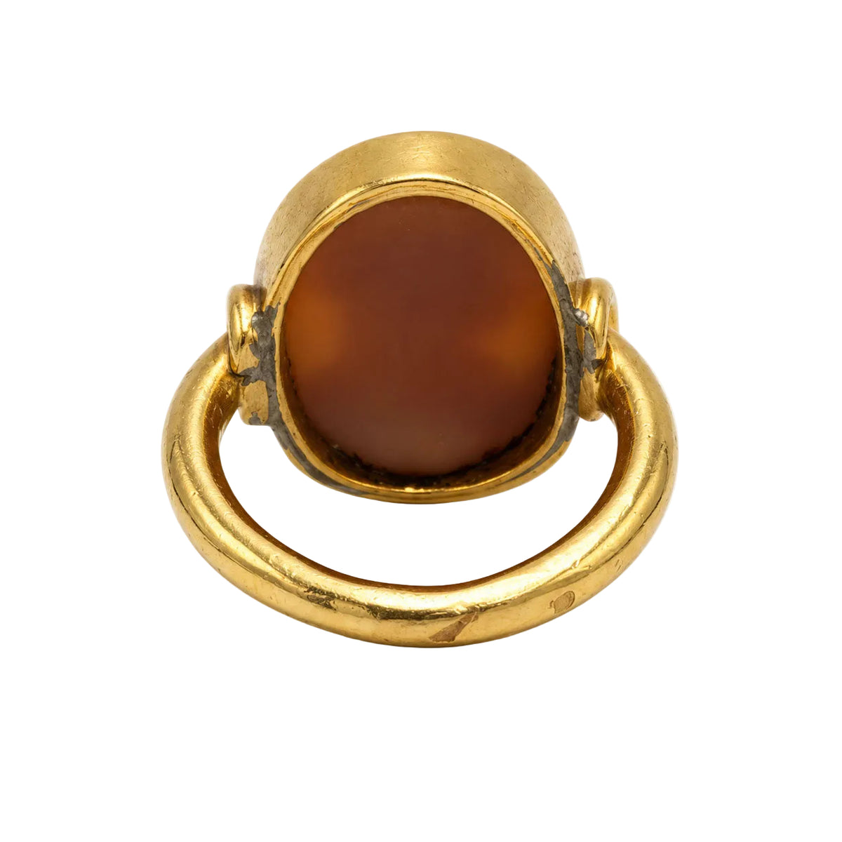 Yellow Gold Ring with Cameo