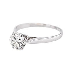 Bague Solitaire  Or blanc Diamant