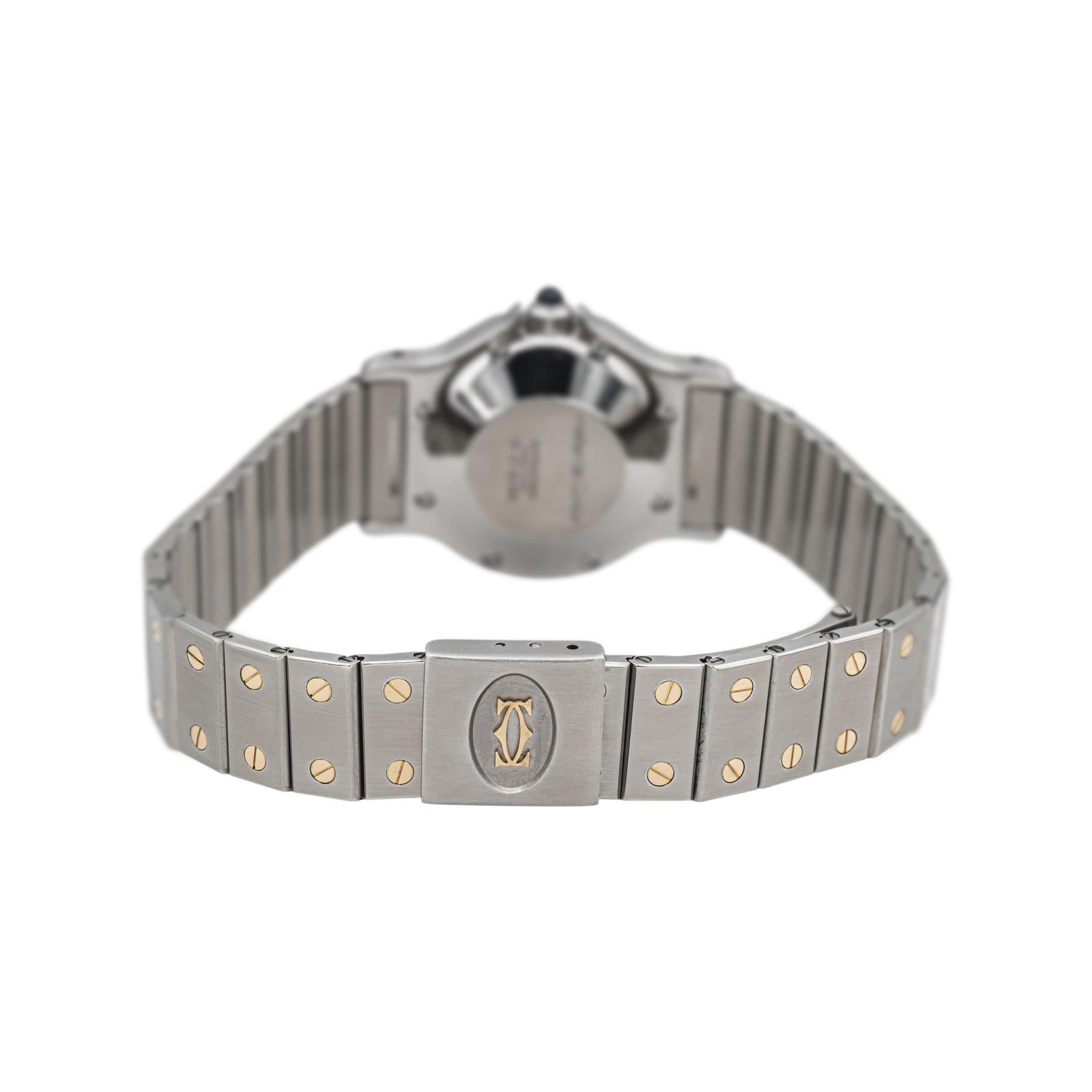 Cartier Watch Santos Sapphire Steel