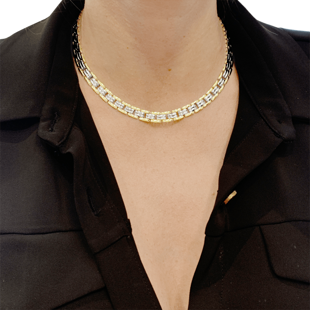 Necklace Mauboussin, Vintage, two-tone gold.