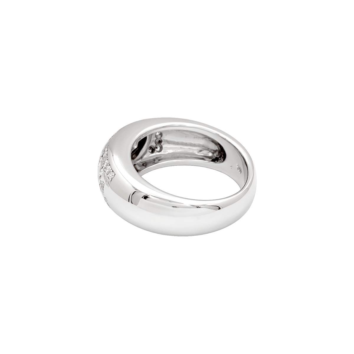 CHOPARD "Love" Bangle Ring in White Gold with Diamonds