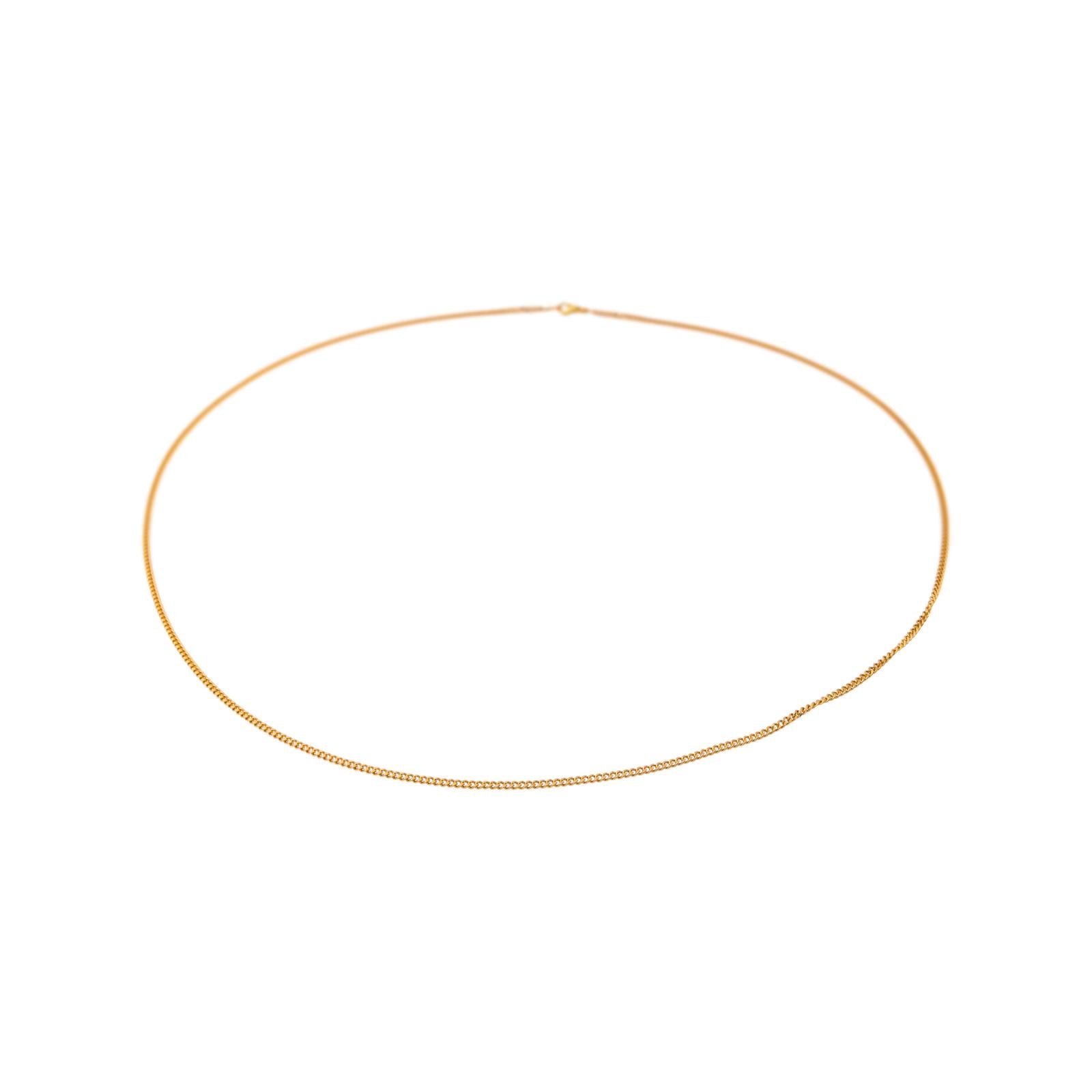 Rose gold Curb chain Necklace