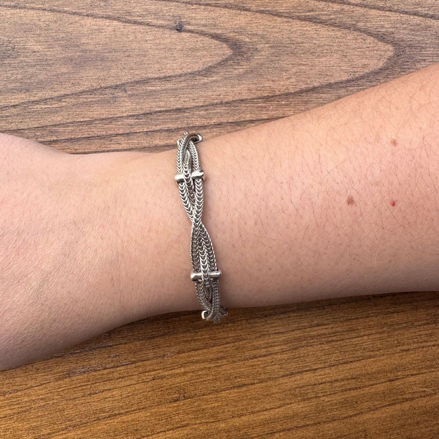 Bracelet Maille HERMÈS en argent