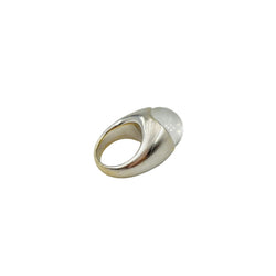 MAUBOUSSIN "Transparence" Ring in white gold, rock crystal, and diamond
