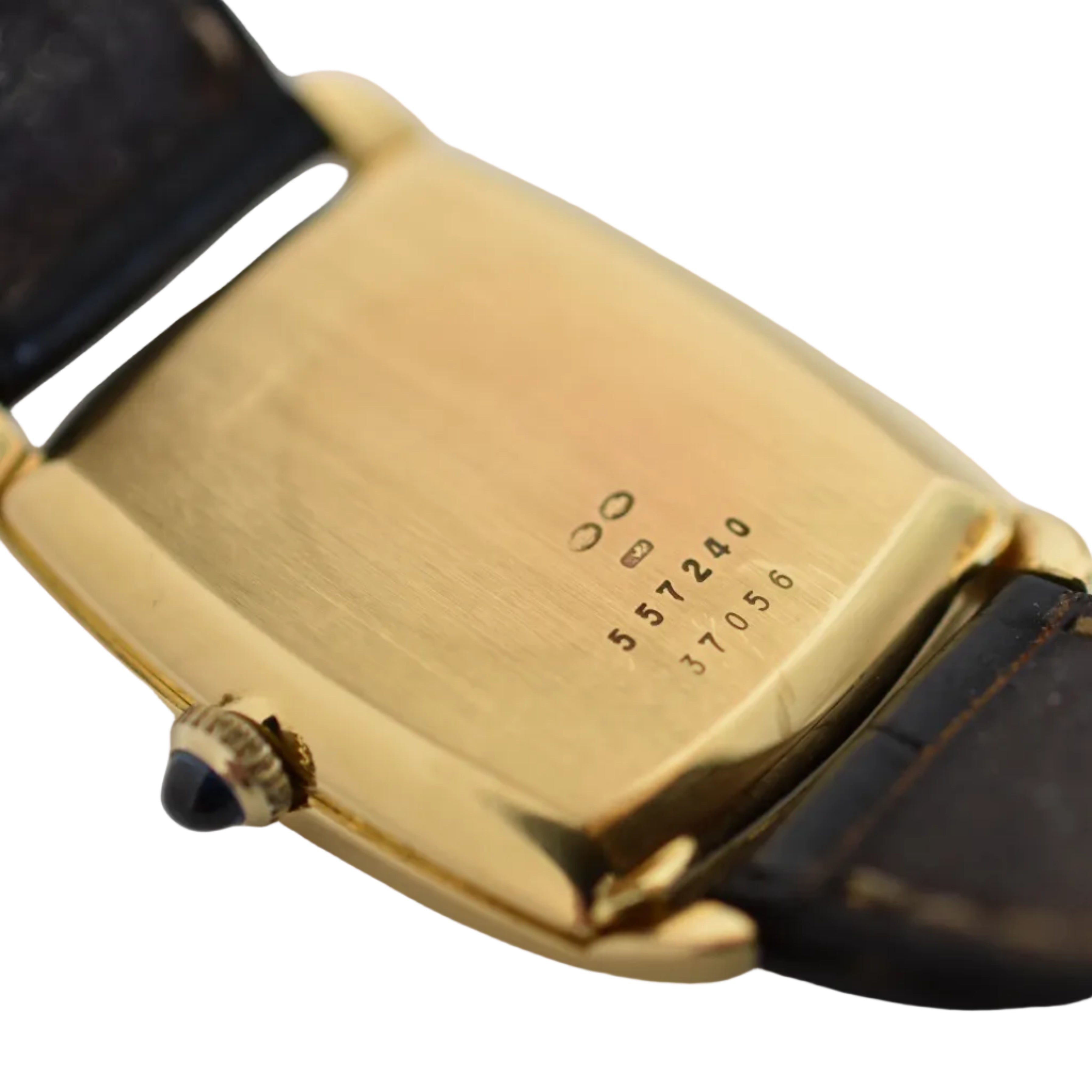 Montre BAUME & MERCIER Van Cleef & Arpels double signature en or jaune et saphir