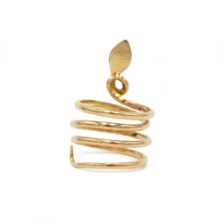 Yellow Gold Snake Ring