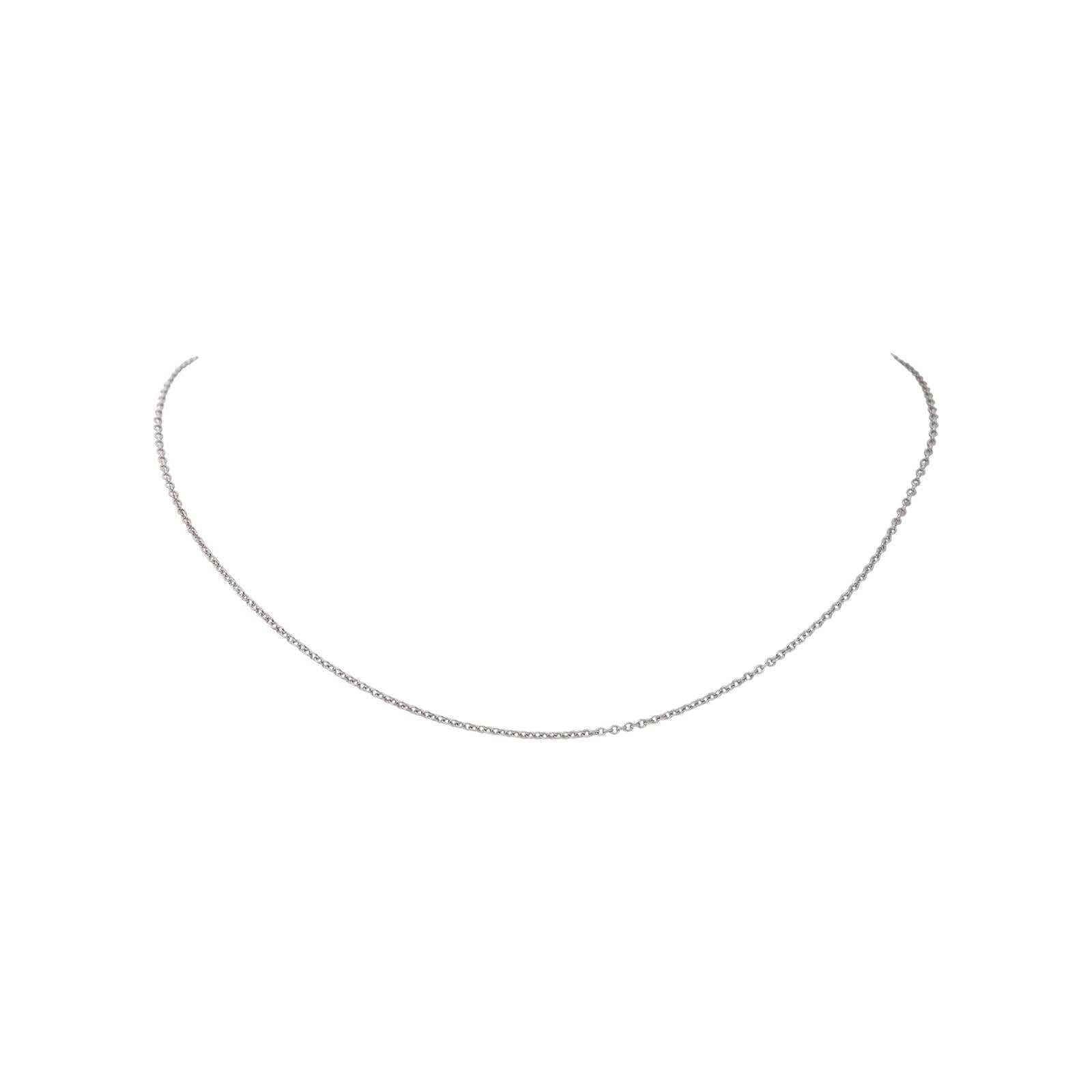 Balmain Forçat Link Necklace White gold
