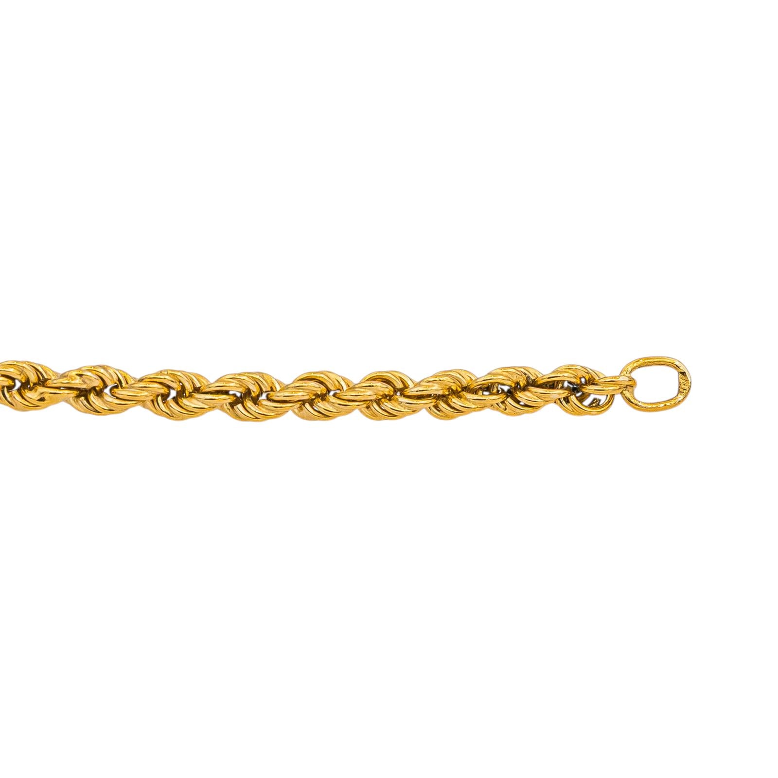 Twisted Link Necklace Yellow gold