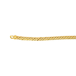 Yellow Gold English Link Necklace