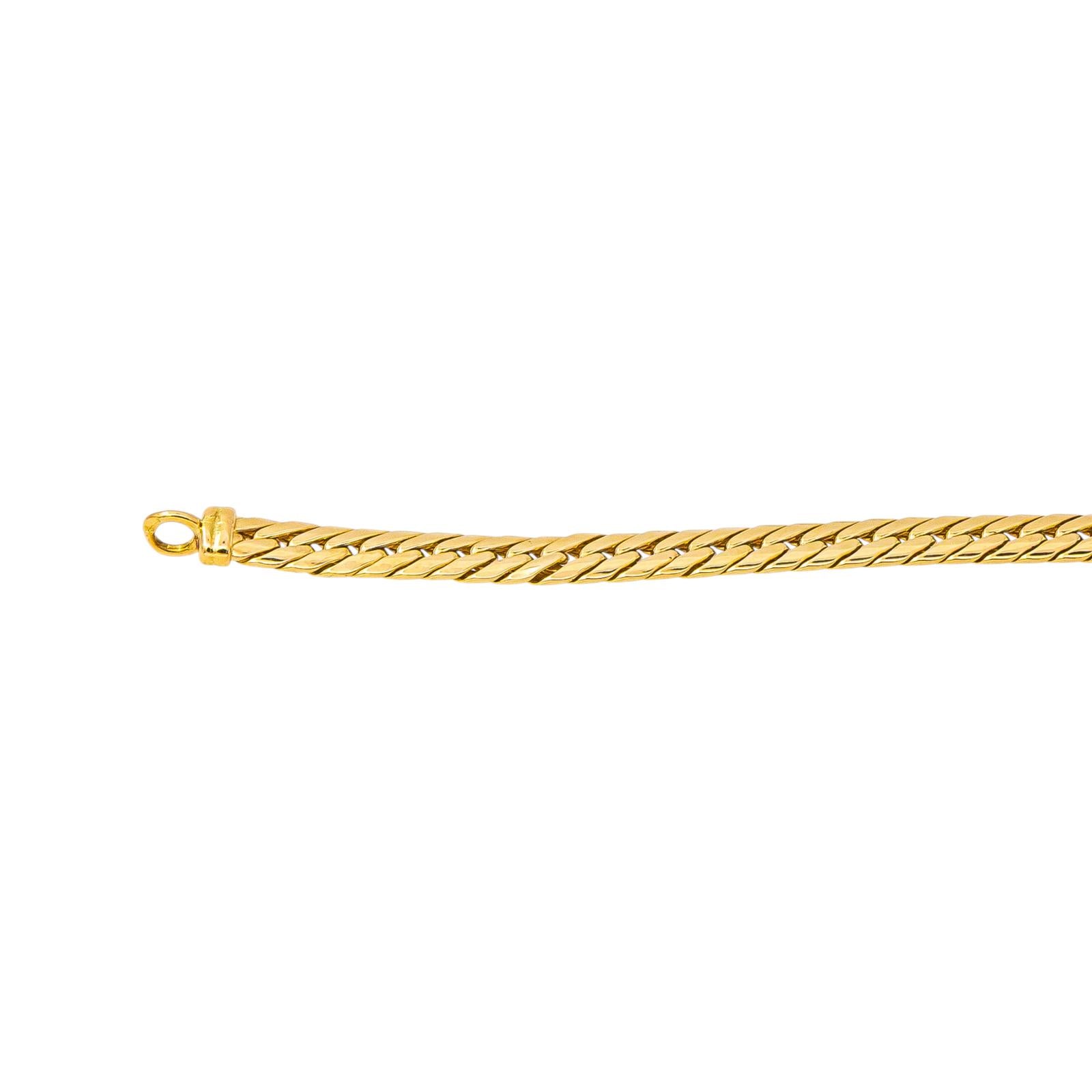 Yellow Gold English Link Necklace
