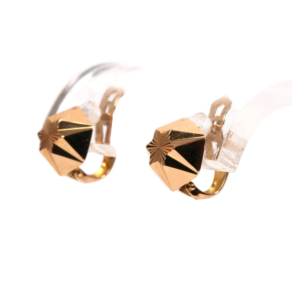 Yellow Gold Lever-back Earrings