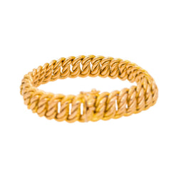 Bracelet Maille américaine Or jaune