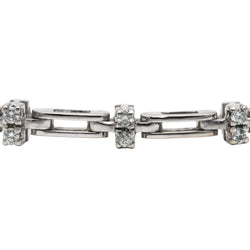 Bracelet en or blanc et diamants