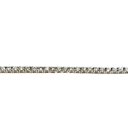 "Ligne" Bracelet in White Gold and Diamonds