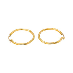 Yellow gold Hoop earrings