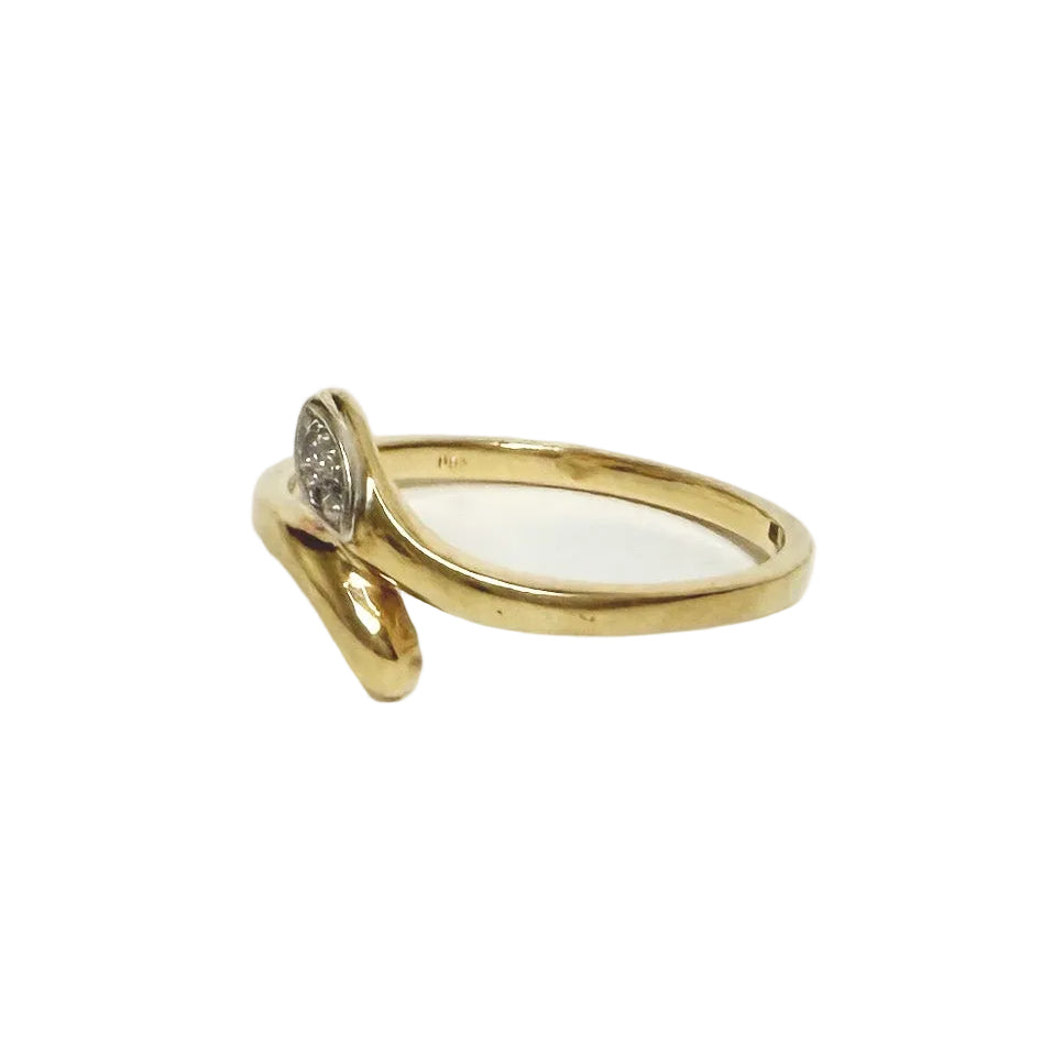 "Toi & Moi" Ring in Yellow Gold and Diamonds