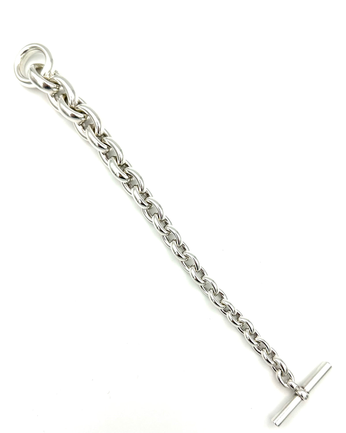 Bracelet Maille HERMÈS Crescendo en argent