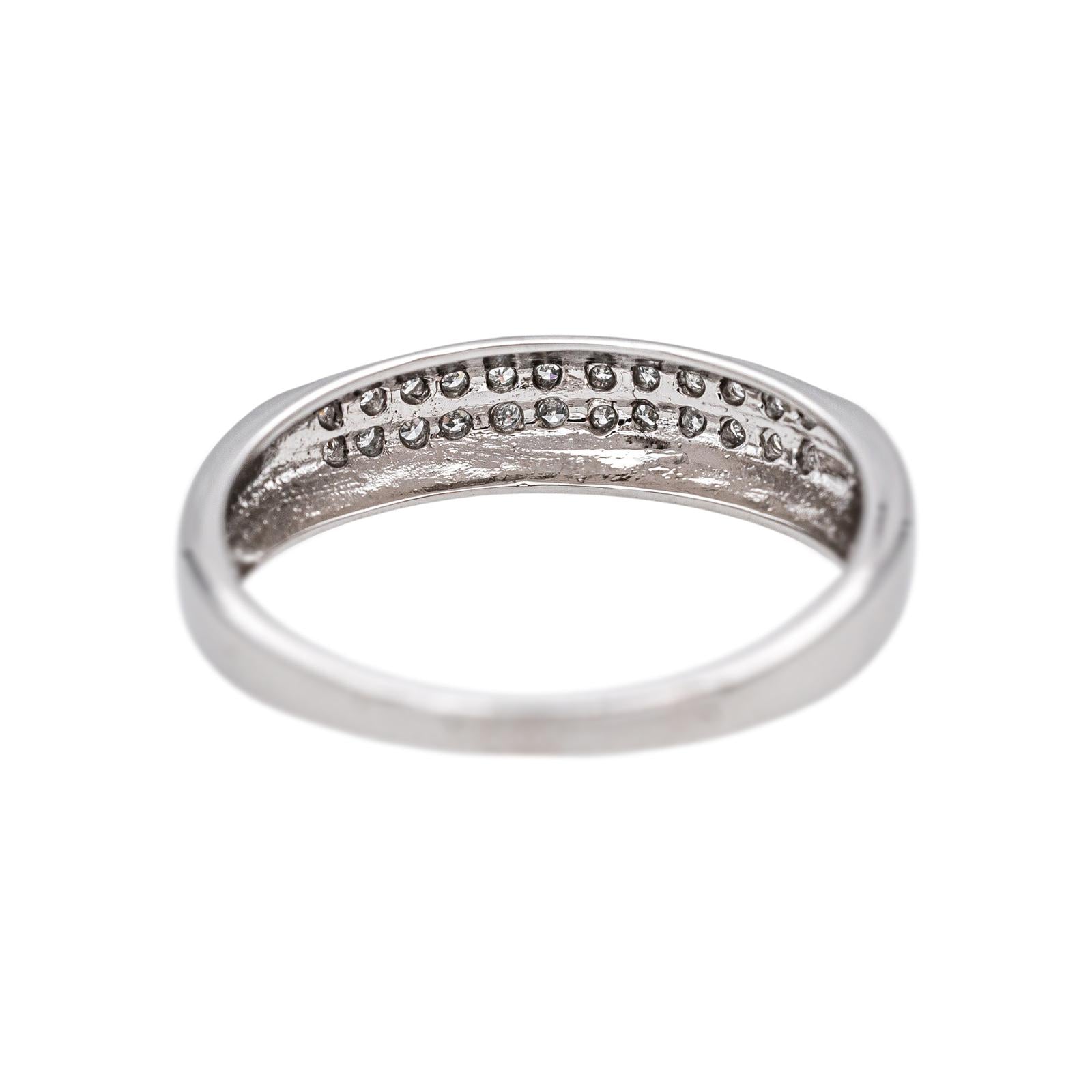 Bague Or blanc Diamant