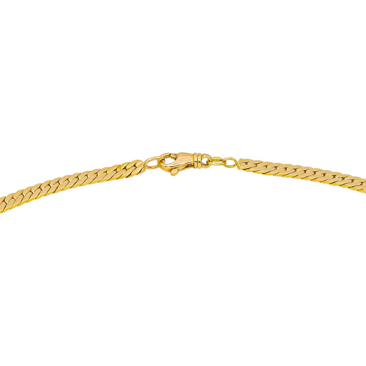 Yellow Gold English Link Necklace