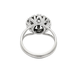 "Entourage" Ring in White Gold and Diamonds