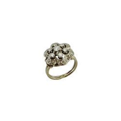 Entourage Ring in white gold, Platinum, and Diamonds