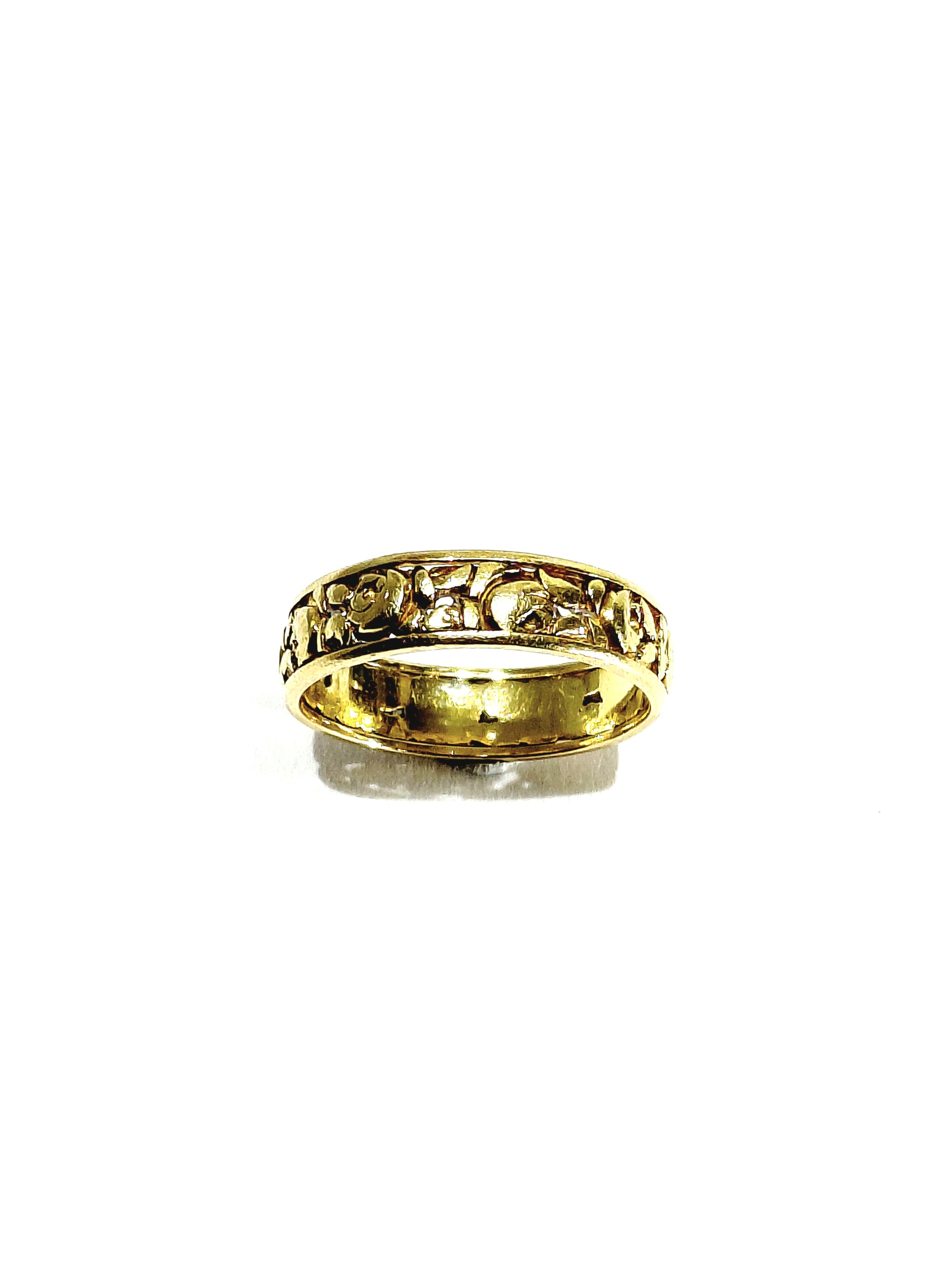 Art Nouveau Yellow Gold Ring