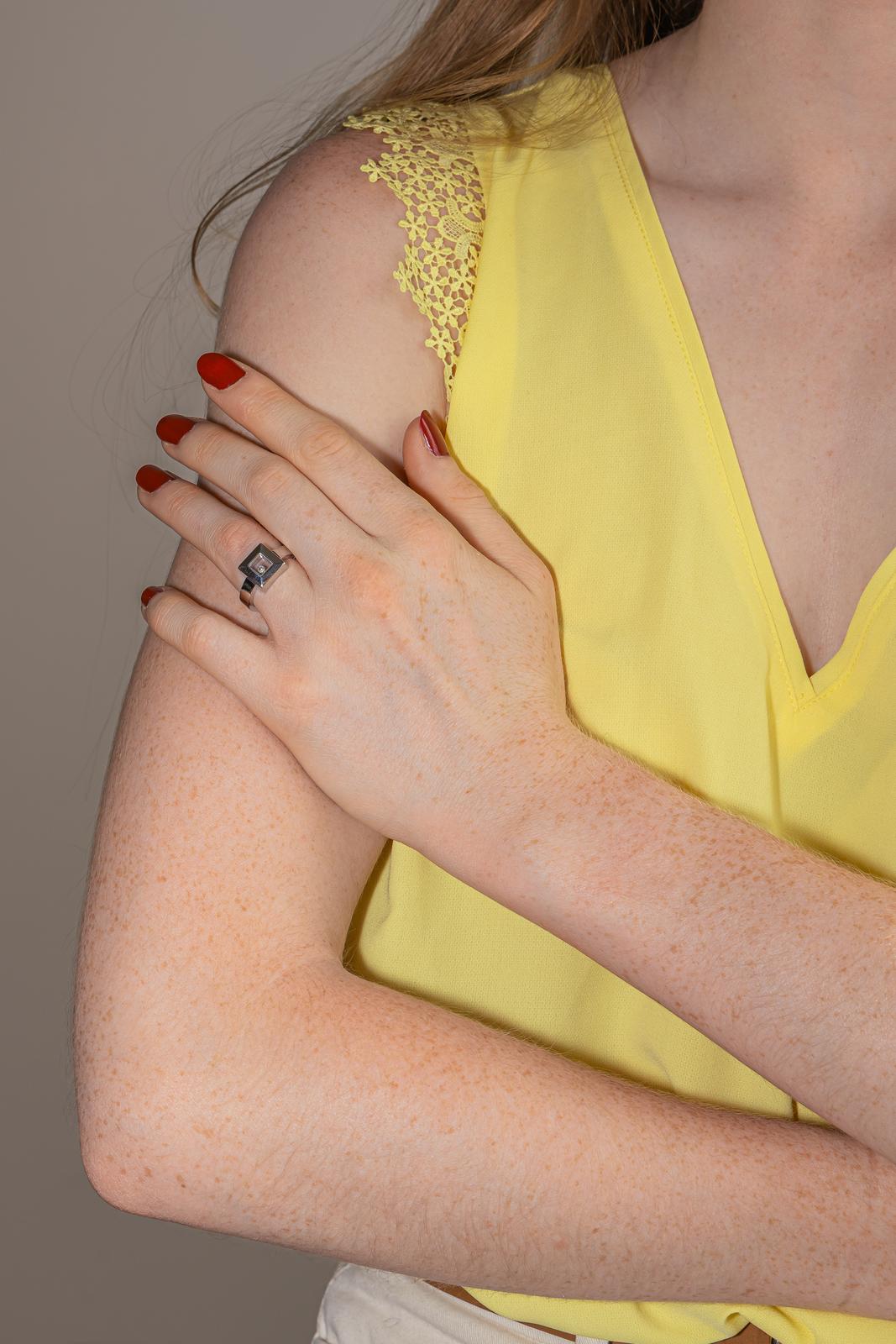 Chopard Bague  Or blanc Diamant