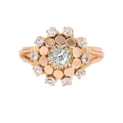 Marguerite Ring in Rose Gold and Sapphires
