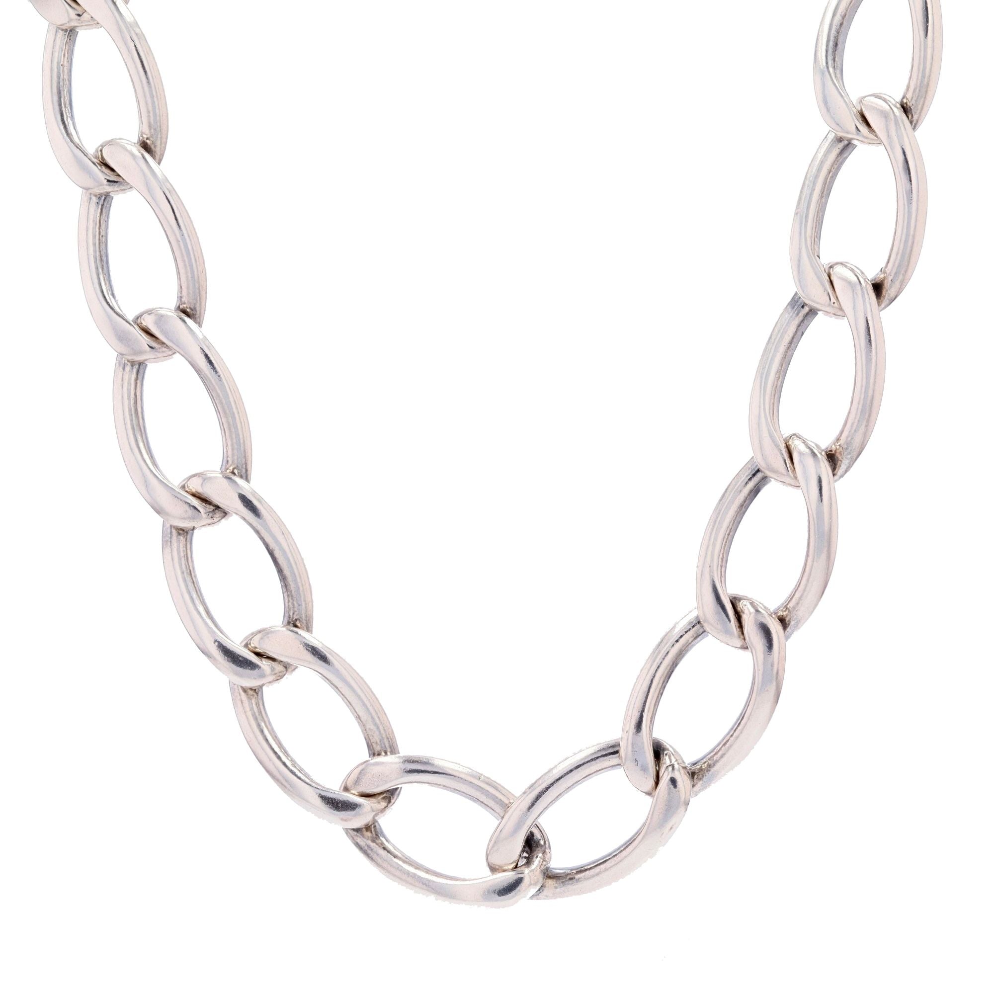 Silver Link Necklace