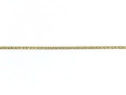 Yellow gold chain with marine-style links