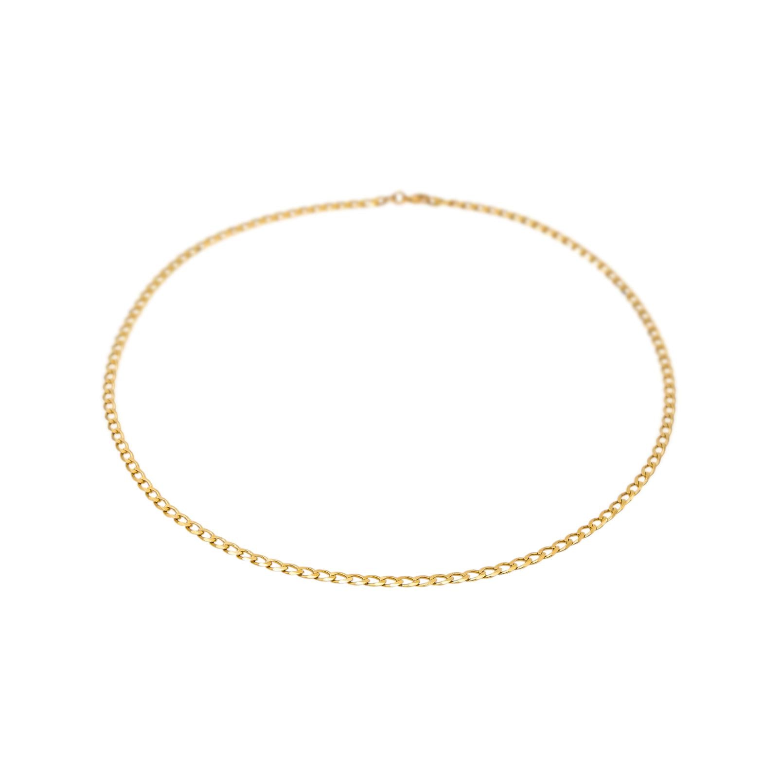 Collier Maille gournmette Or jaune