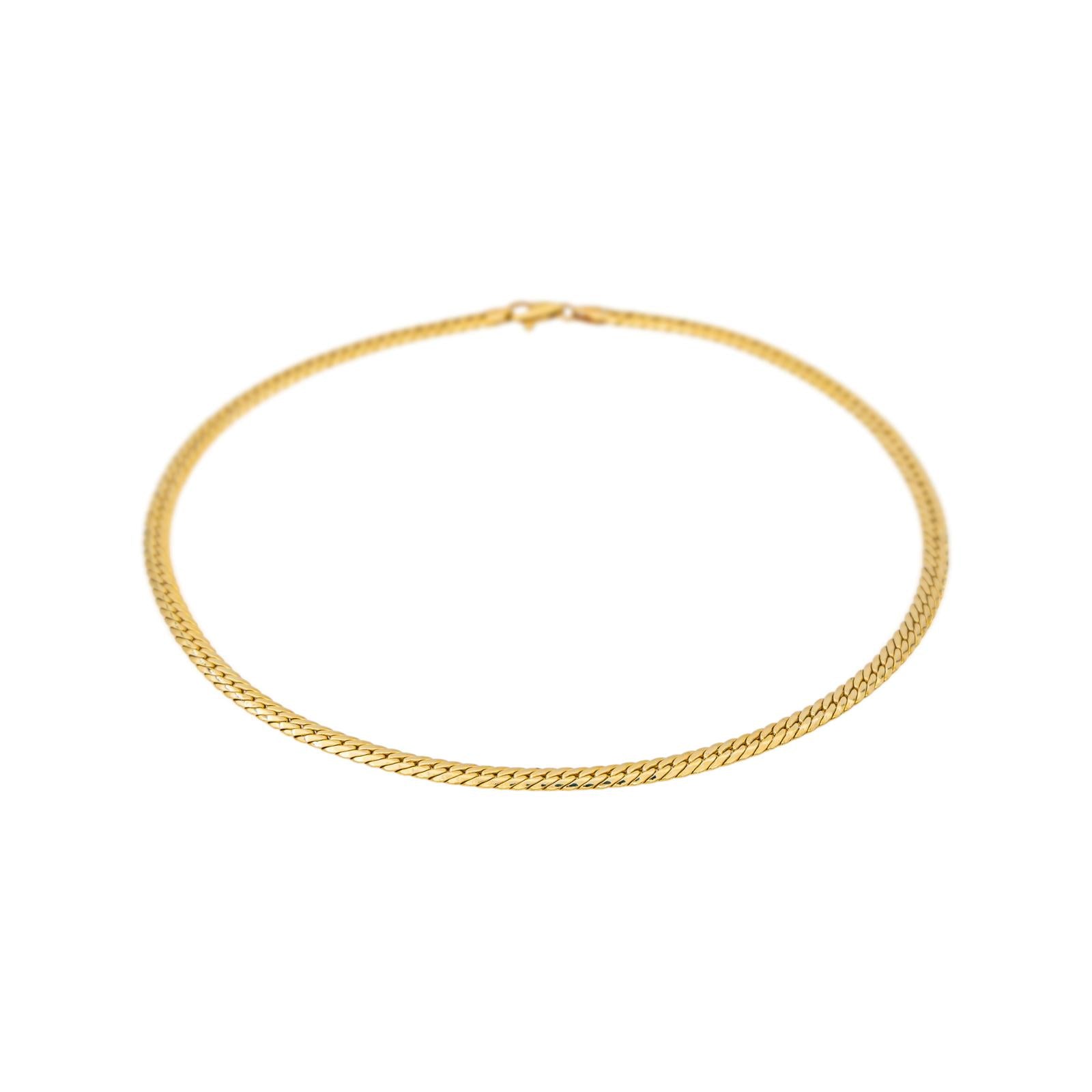 Collier Maille anglaise Or jaune