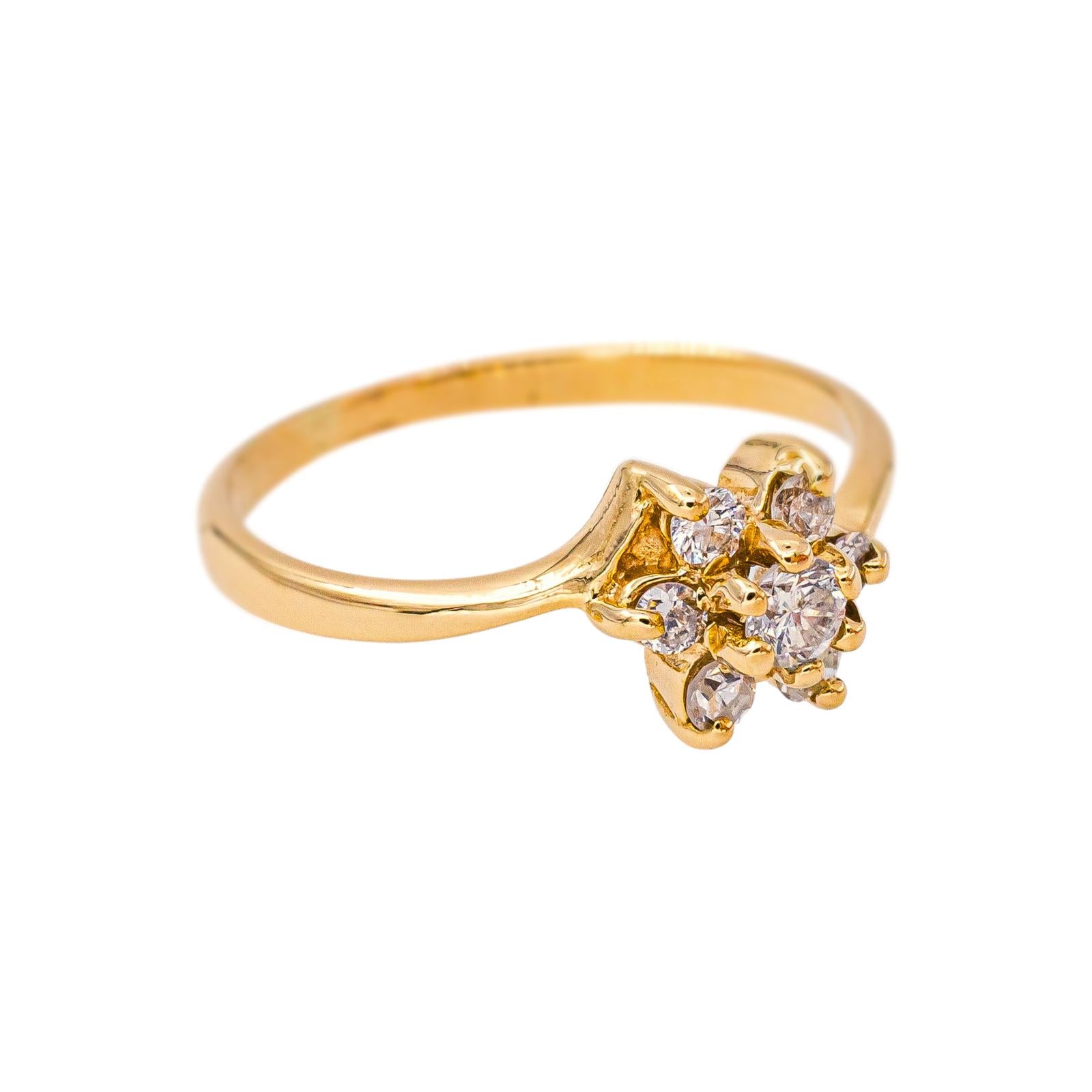 Yellow Gold Diamond Ring